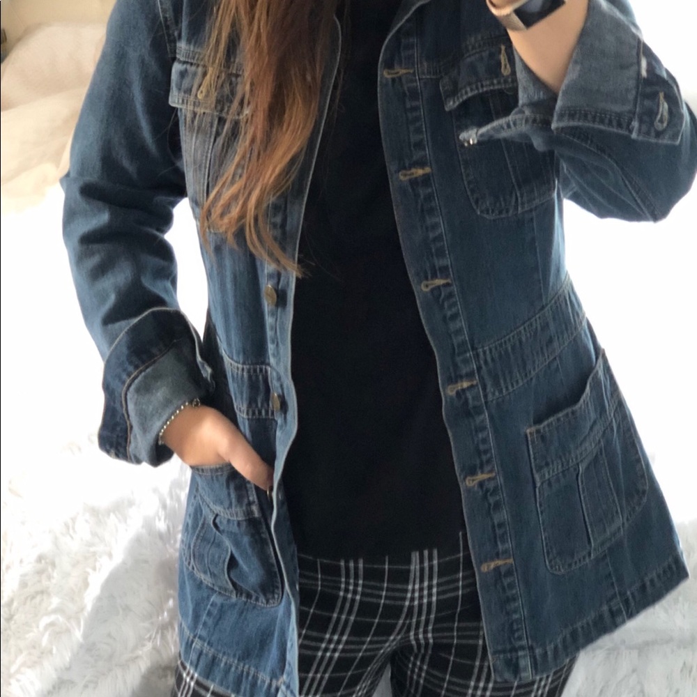 RW & Co Carcoat Denim Jacket Size 7